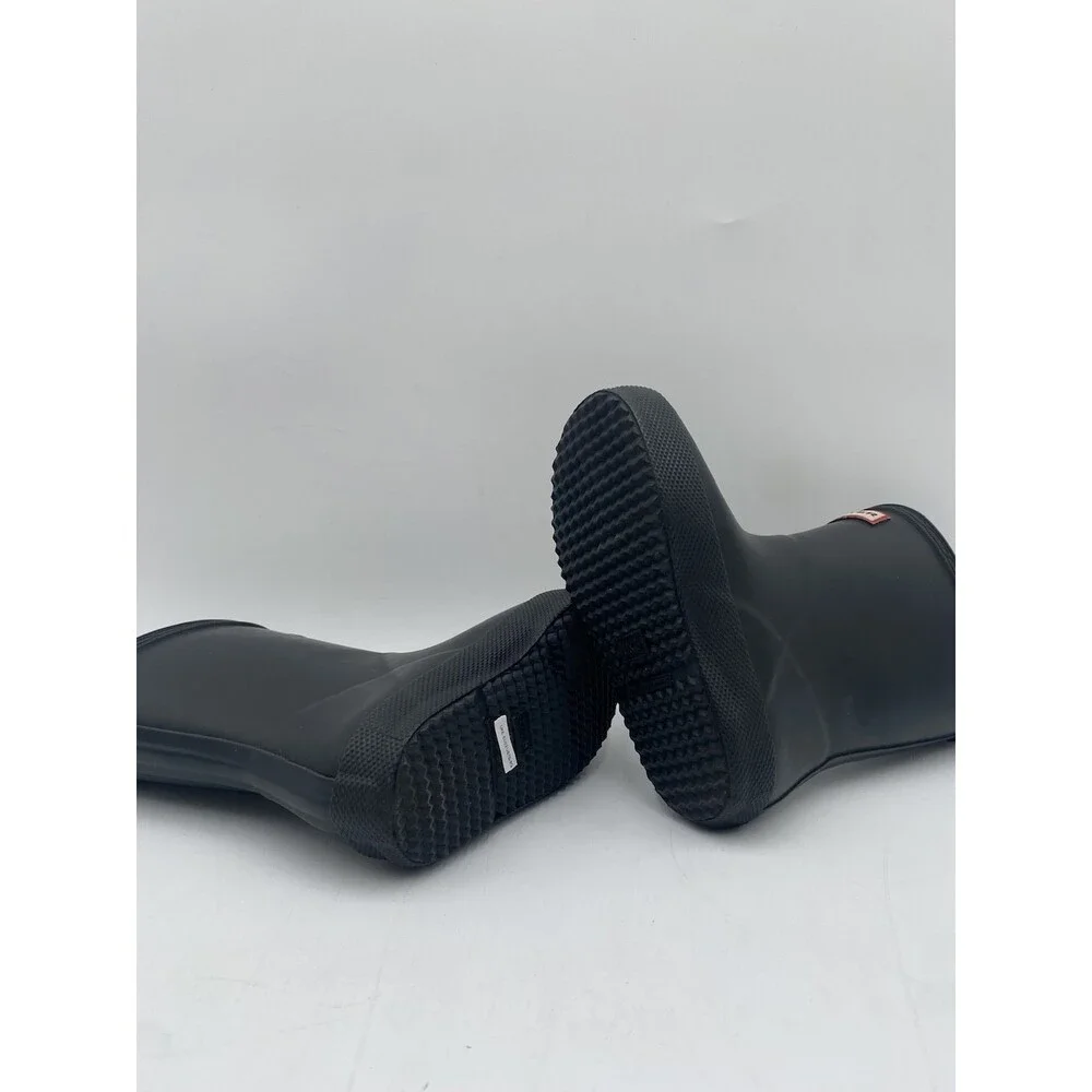HUNTER FIRST CLASSIC Kids' NEW Rain Boots Black US Size B7/G8 - Picture 9 of 11